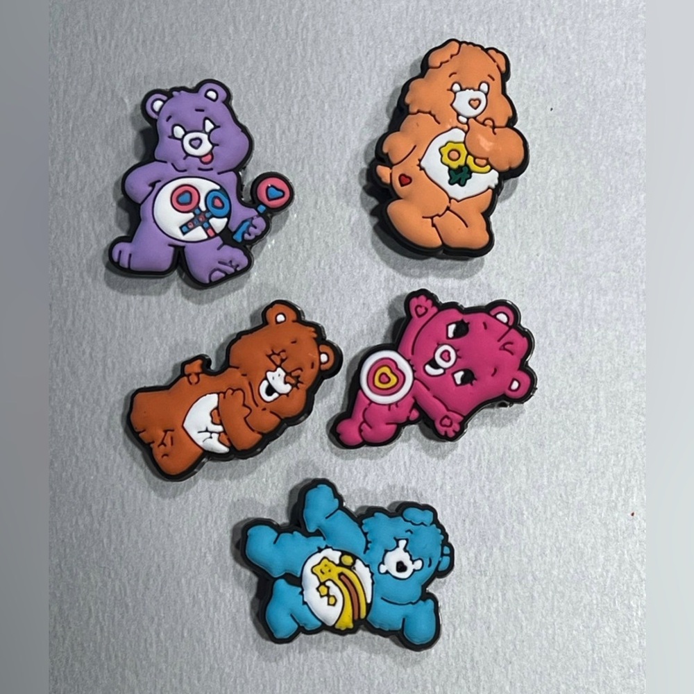 Care Bears Croc Jibbitz Charms set of 5